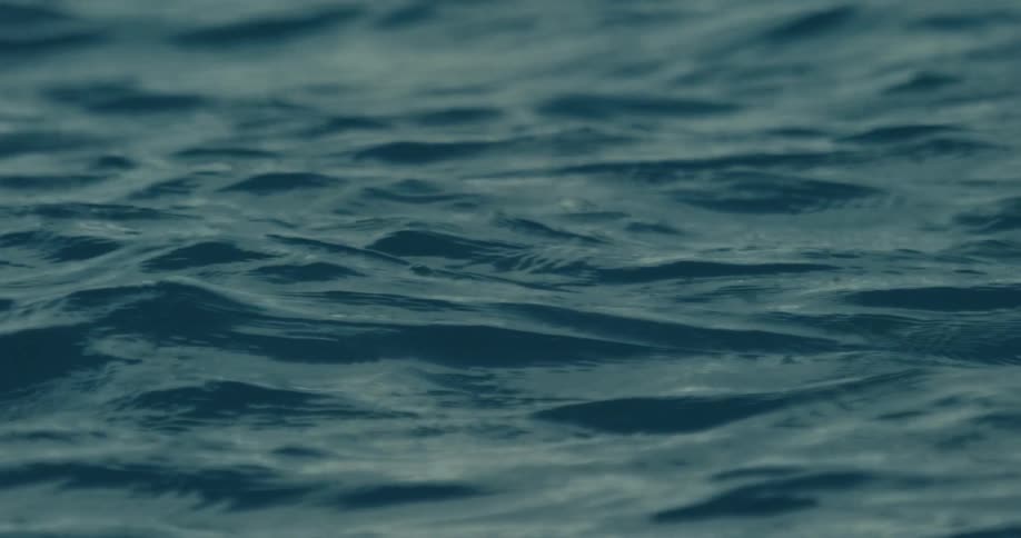 Deep blue ocean water closeup no land in sight