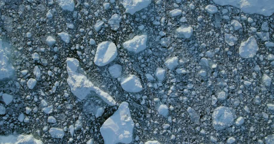 Closeup of rocks on the ground on a pebble beach