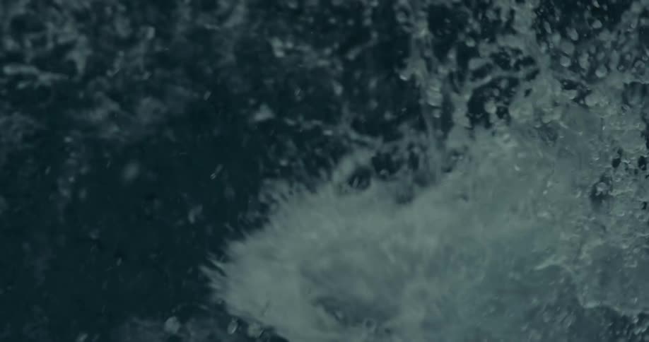 A man is diving into a body of water