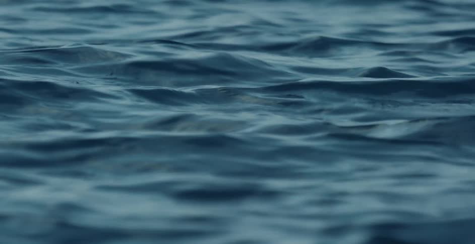 Close up view of waves in the sea at daytime