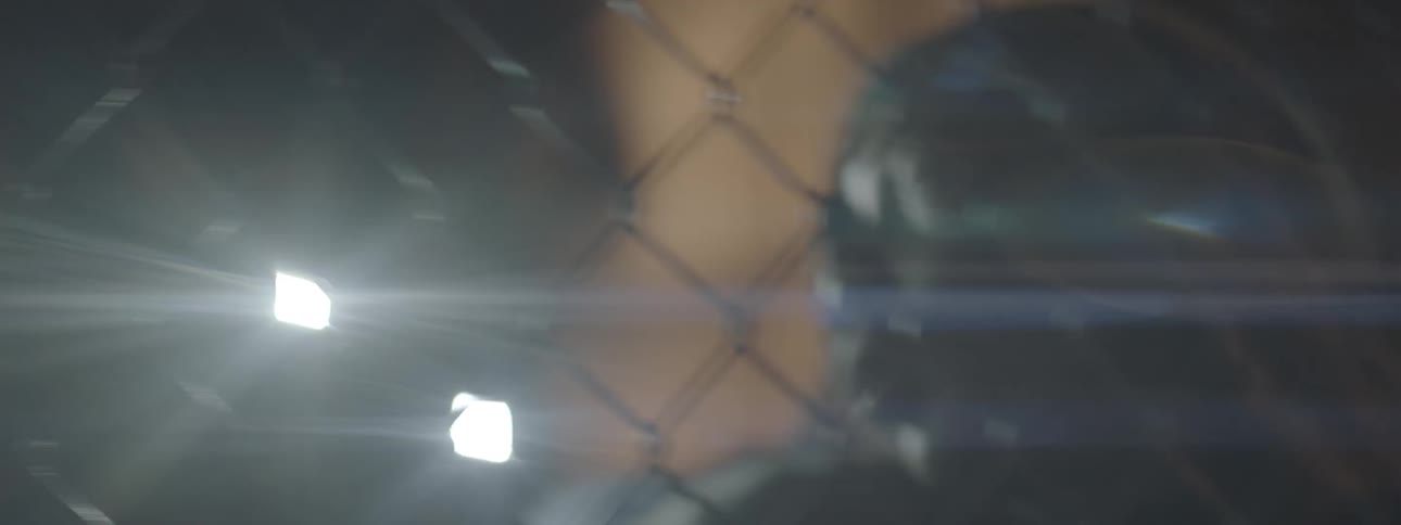 Police activity in an urban area at night