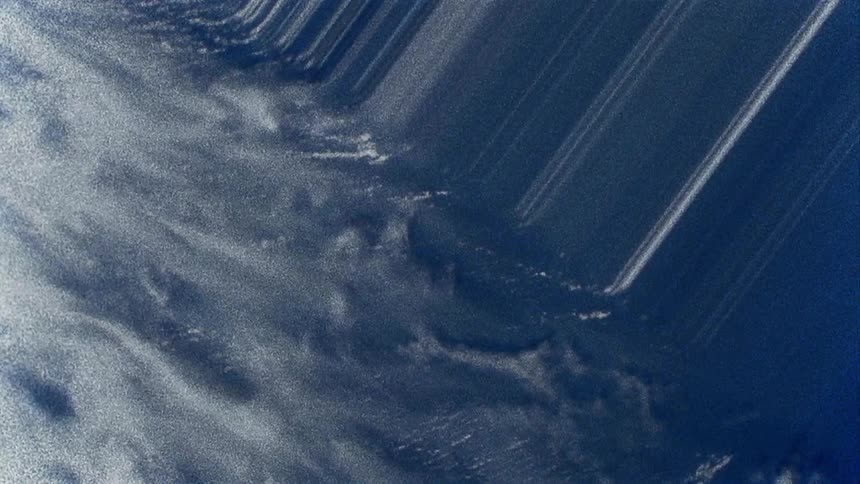 The view of the planet is distorted
