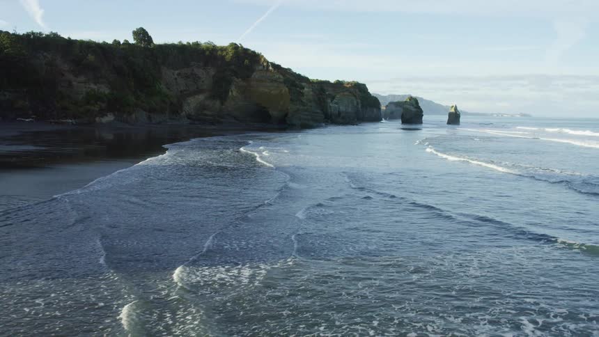 The view is of the nature area and you can see the ocean