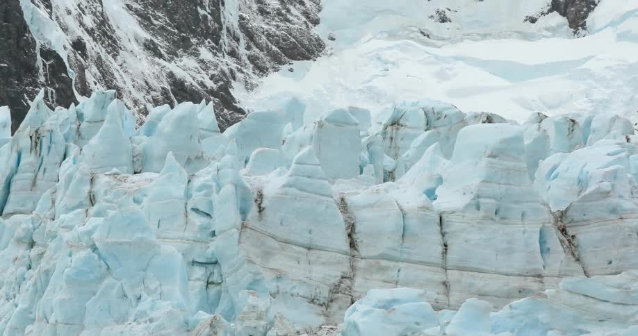 A large blue space of rock