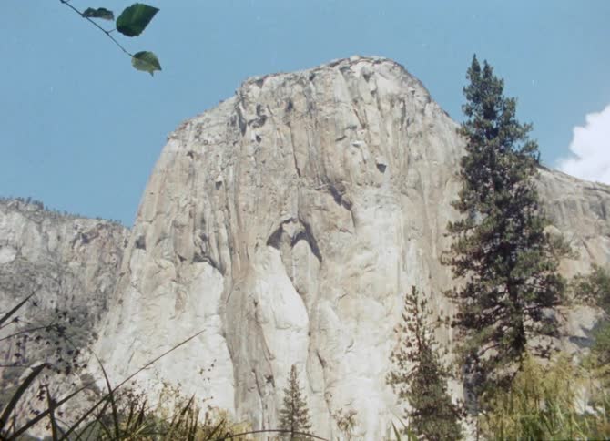 Bluff side of white rock mountain maybe in wilderness environment