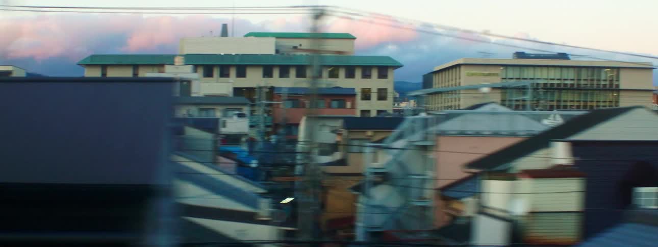 There are many homes and buildings in the city