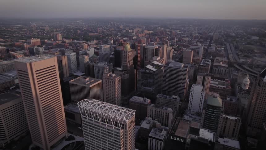 An enormously metropolitan city can be seen from high above