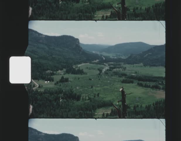 A view of mountains and a valley outdoors