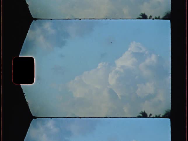 Time lapse of clouds rolling across the sky