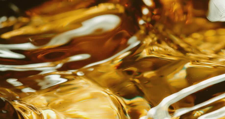 Body of golden water