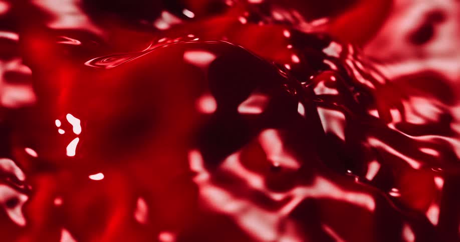 The view is some red liquid substance