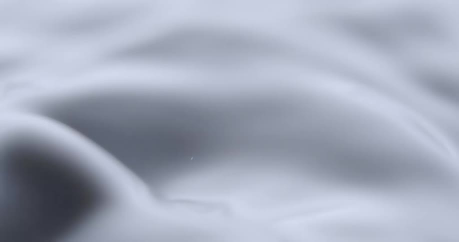 White liquid in ripples close up