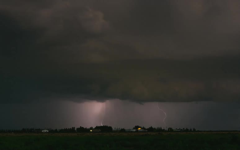 Lightning Storm Time Lapse