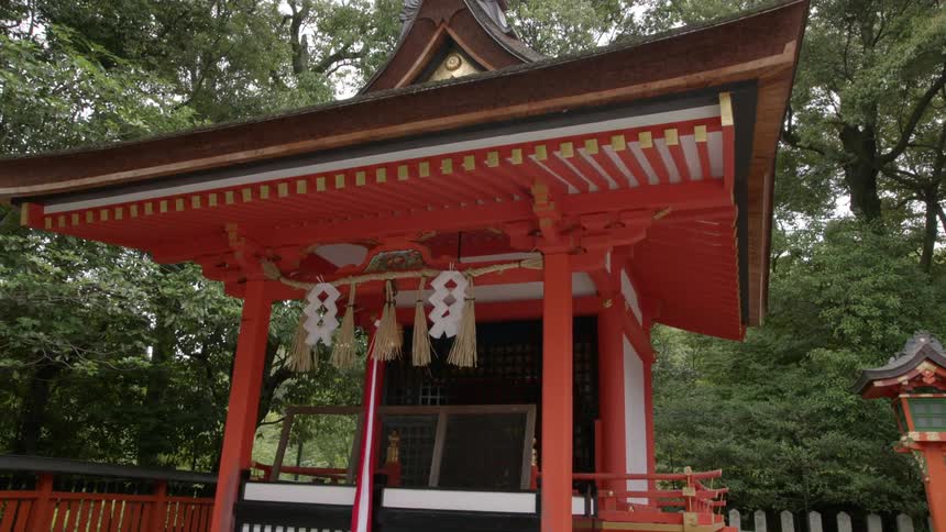 Outside view of a pagoda