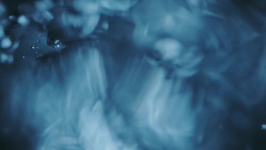 Close up of bubbles in water
