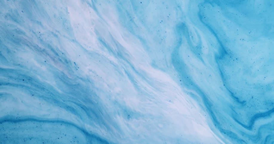 Abstract blue liquid flowing