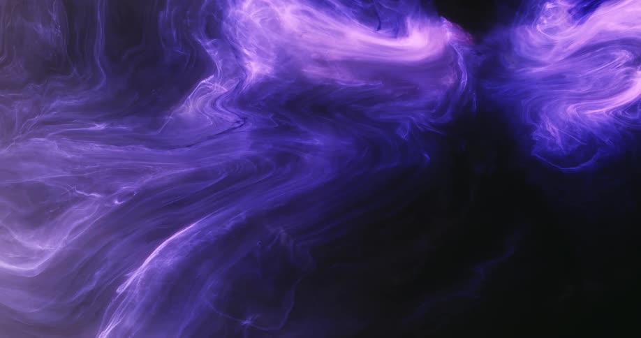 Bright purple gaseous layers flow over darker background