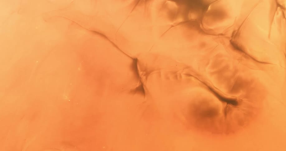 Shadows mimic a swelled appearance in orange fluid