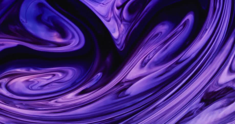 Abstract purple liquid flowing