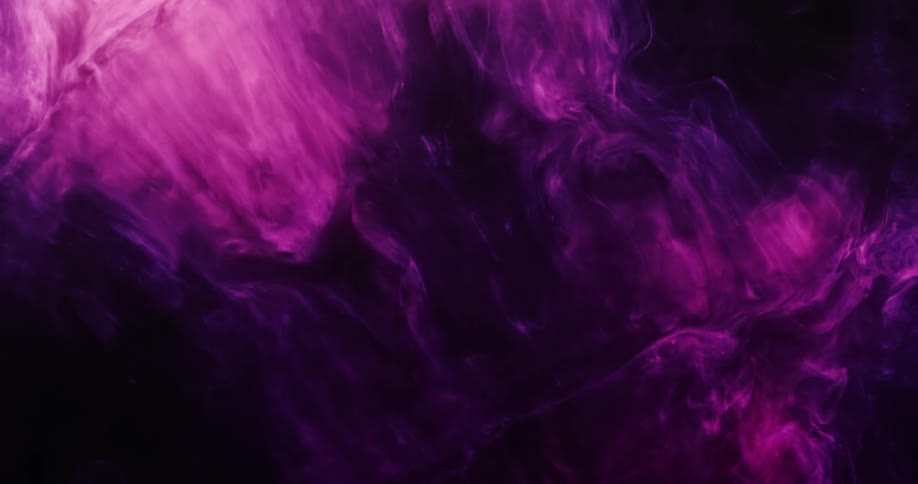 A slow motion clip of purple smoke