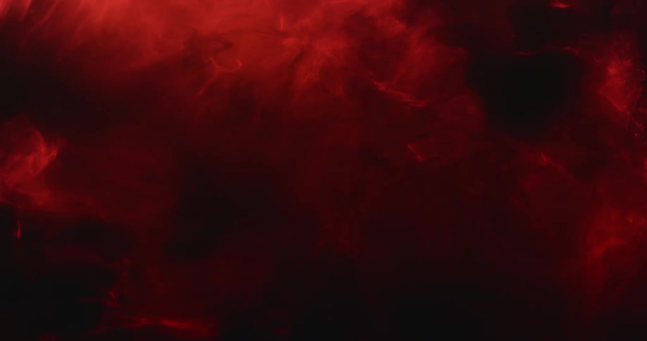 Red clouds move around