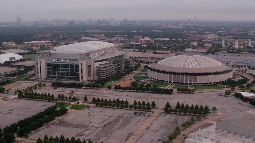 Aerial view of nrg stadium