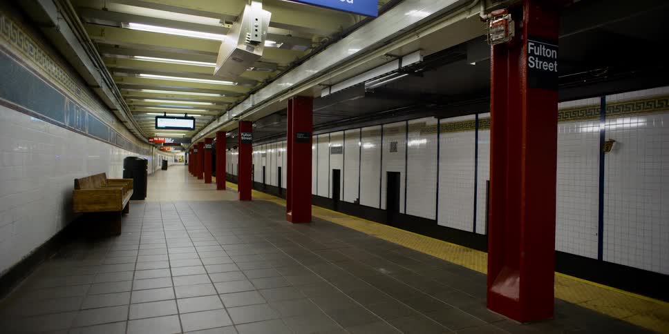 Fulton street station new york city subway