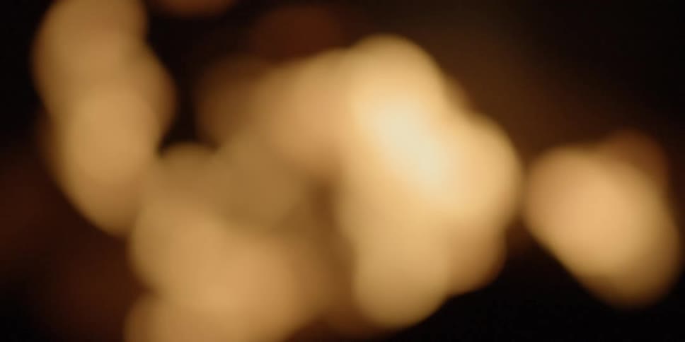Blurry fire at night