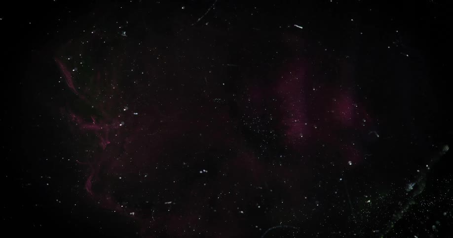 The view is of outer space at night time and you can see the stars