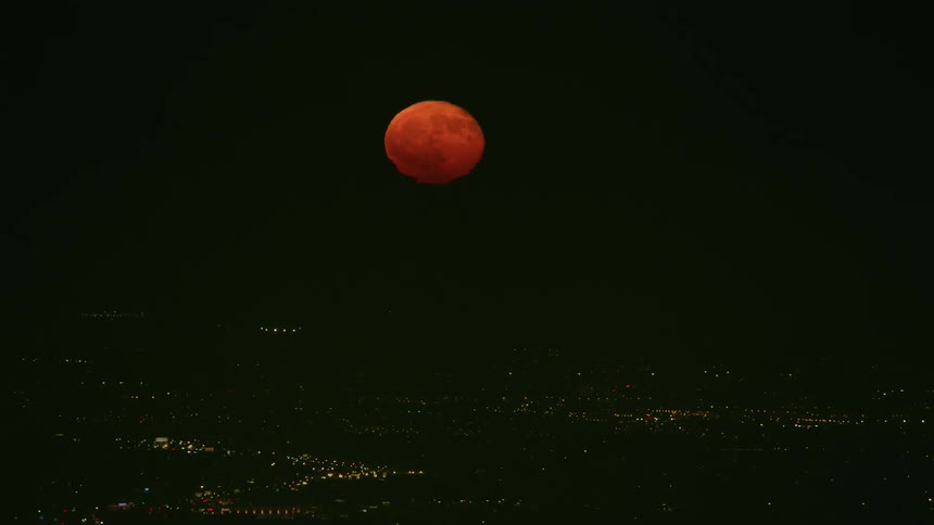 The view is of the downtown area around the night time