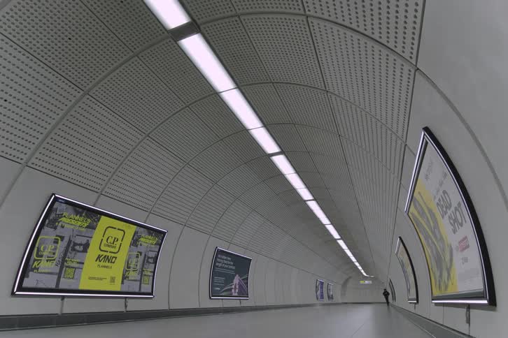 Elizabeth Line pedestrian tunnel