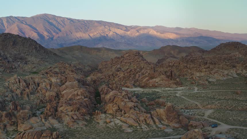 The view is of the nature area and you can see the mountains