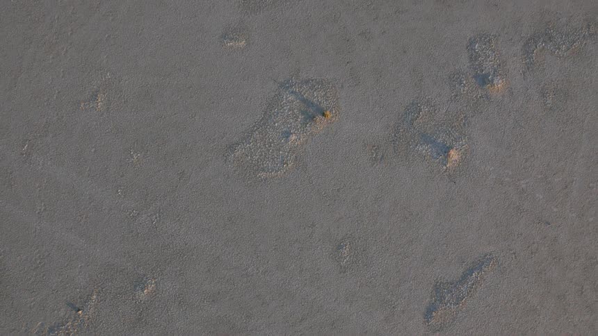 The sand as seen from above