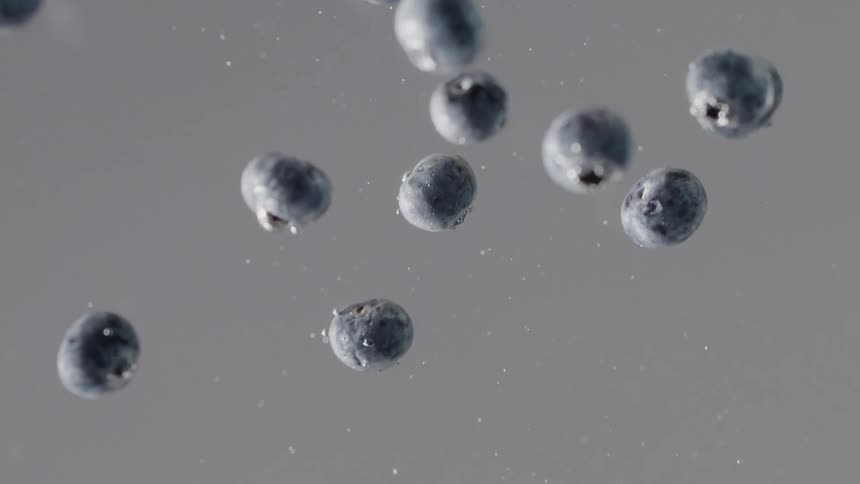 The view is of blueberries inside of some ones home