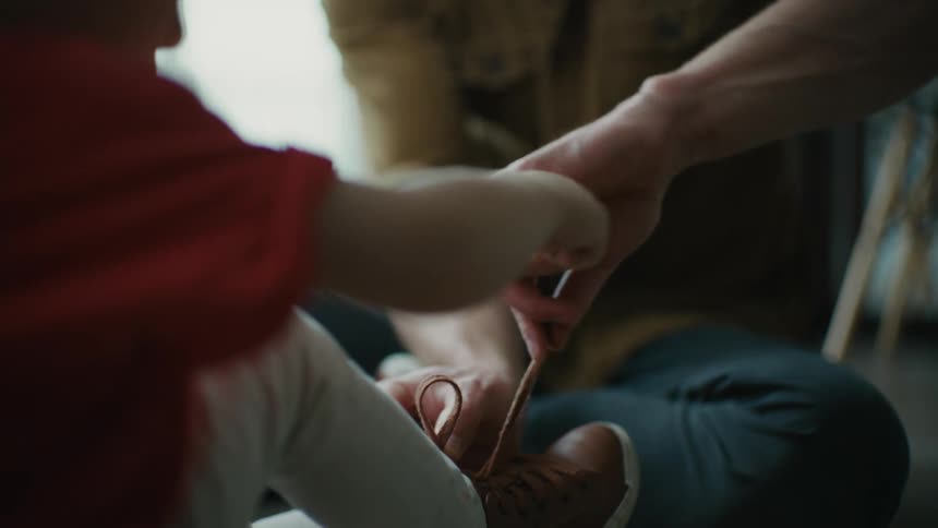 Early childhood learning with a caring father's help