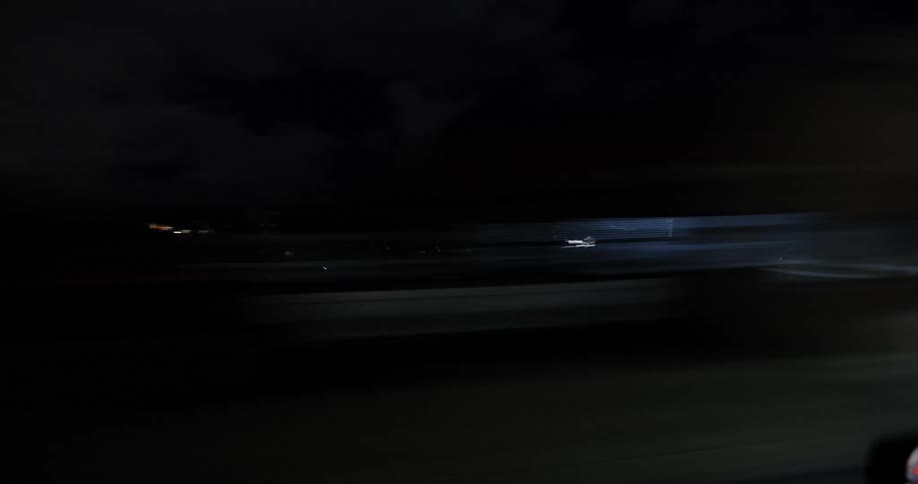 The view is of the downtown area at night time