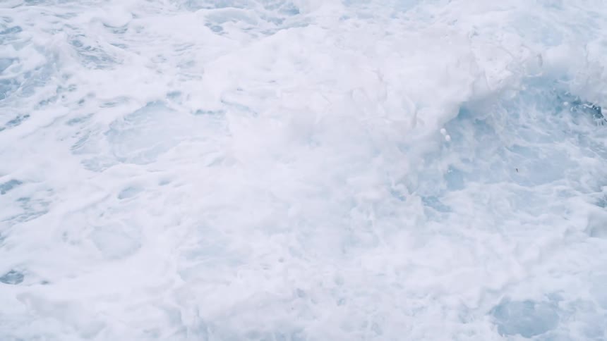 Close up view of waves moving in ocean water