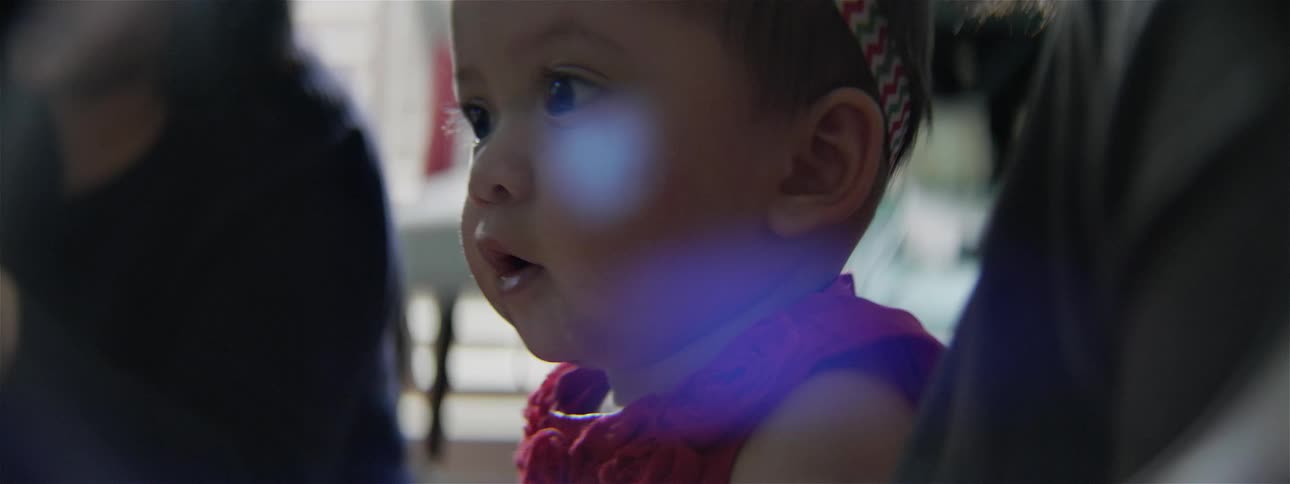 Close up of a child's face