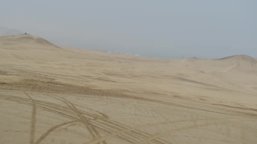 Desert dunes under the bright sun