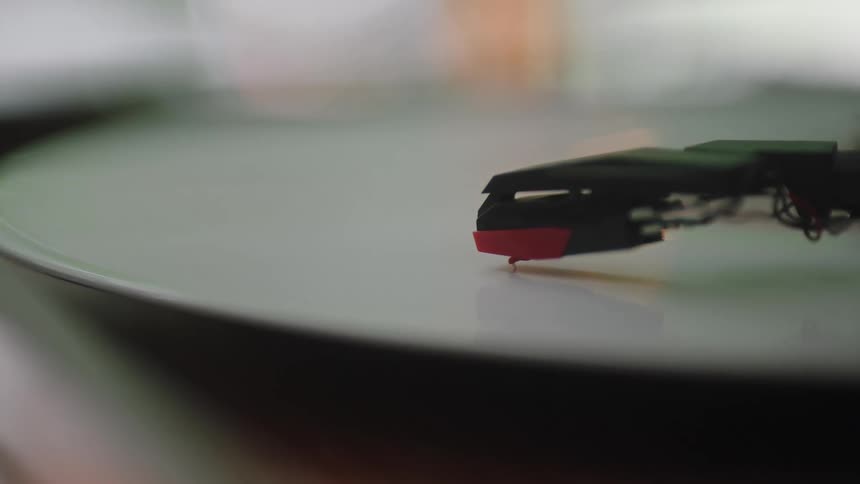 The record is spinning under the needle