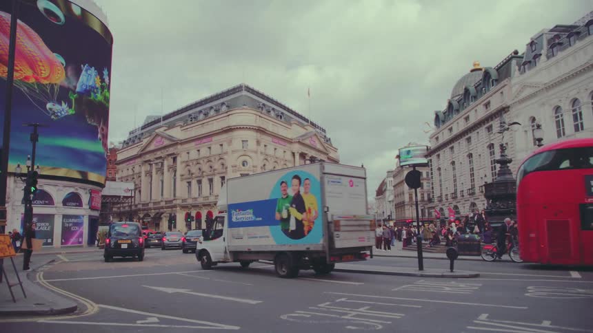 A busy london road
