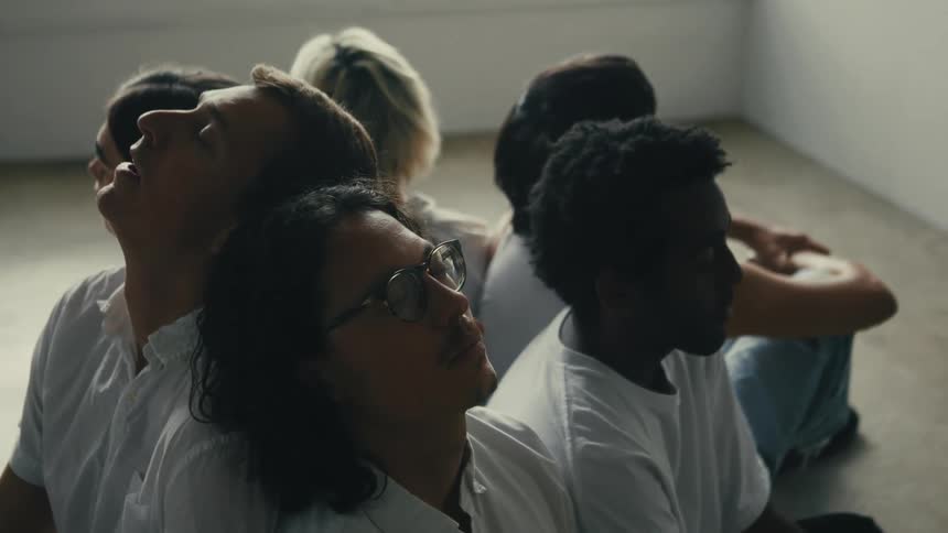 A group of people trapped in a collective dream