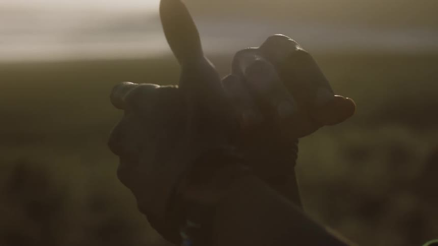 A person using their hands and fingers to do relaxing dances