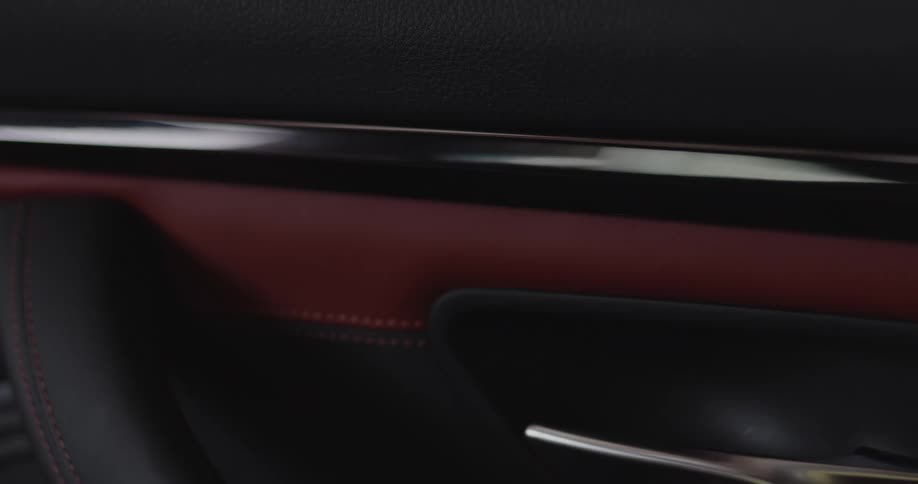 Interior of a fast car