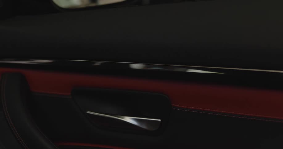 The interior of a brand new car
