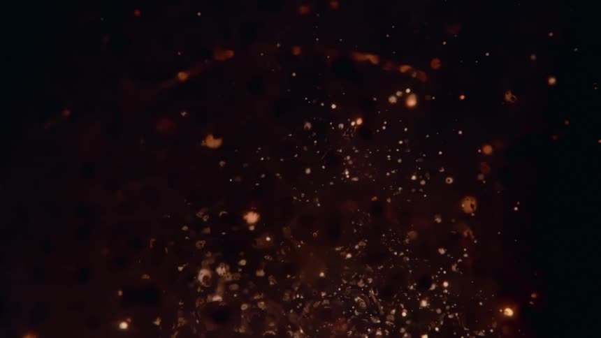 Something explodes into many pieces
