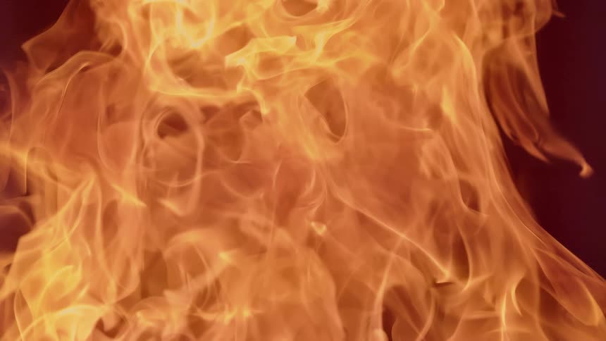 A great barrier of fire and souls rising