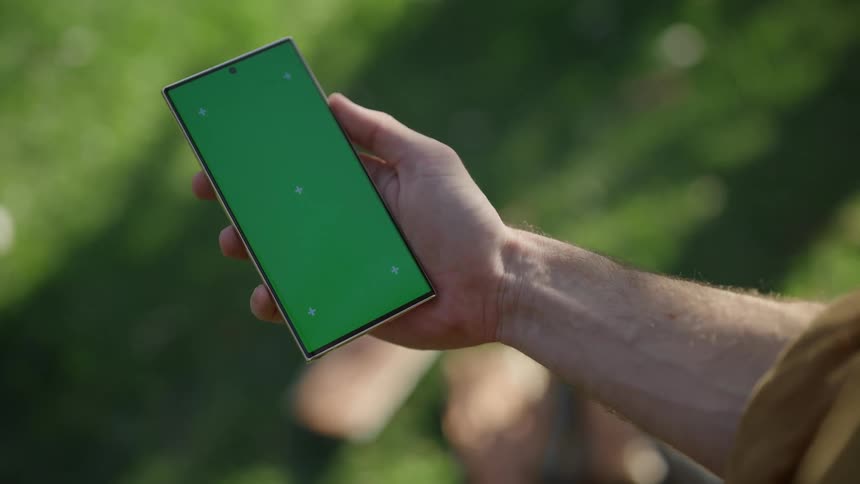 A person is using their cell phone