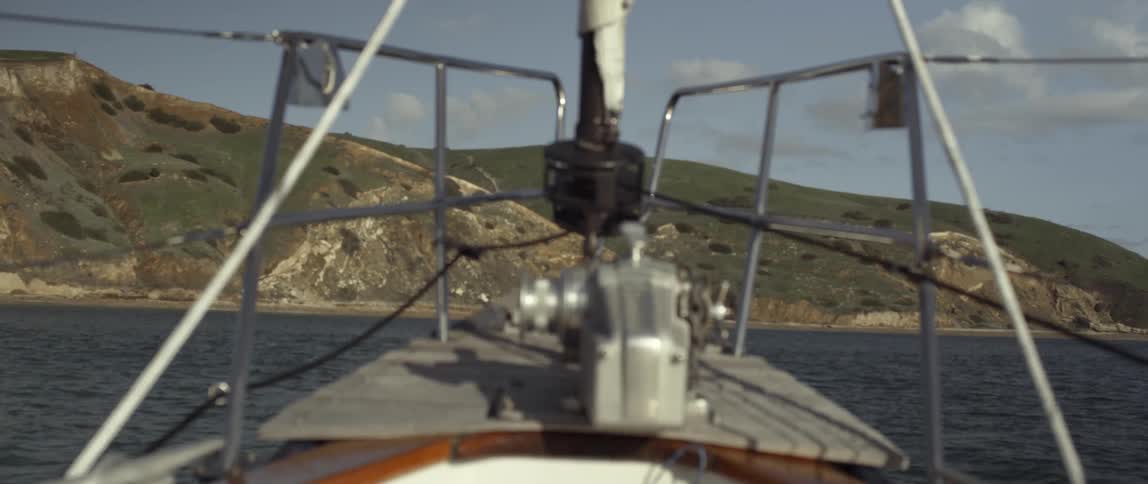 A boat in the water