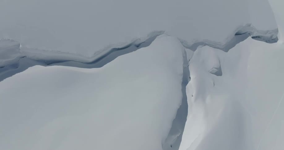 The area is covered in snow